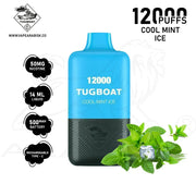 TUGBOAT SUPER POD KIT 12000 PUFFS 50MG - COOL MINT ICE